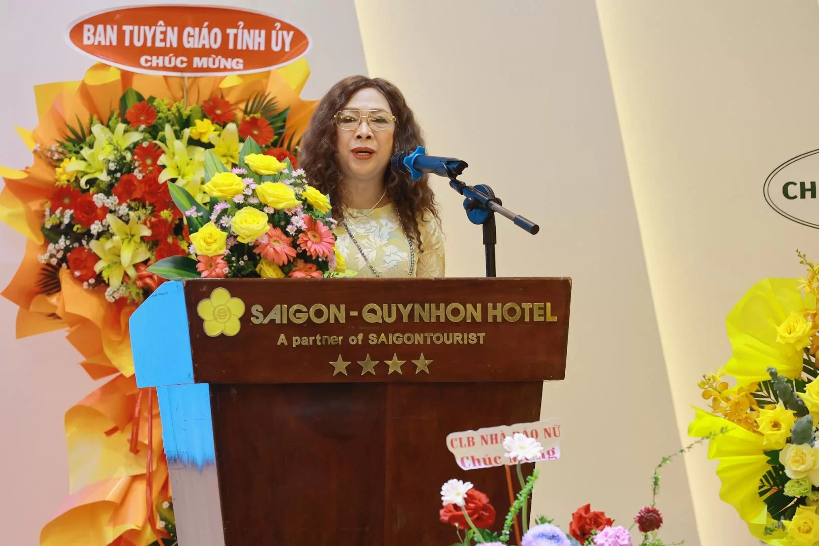 bà Cao Thị Kim Lan – Phó Chủ tịch Hội Nữ doanh nhân tỉnh Gia Lai 